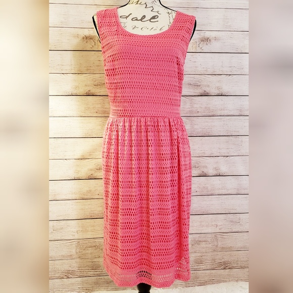George Dresses & Skirts - Coral Summer Dress, Sleeveless, NWT